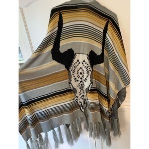 COW SKULL SHAWL